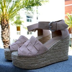 Marc Fisher LTD Adalla Platform Wedge Sandal 7.5